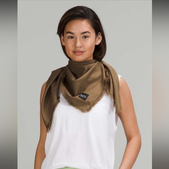 lululemon athletica Accessories - Lululemon Athletica Brown Wool Scarf